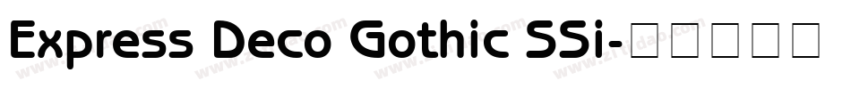 Express Deco Gothic SSi字体转换